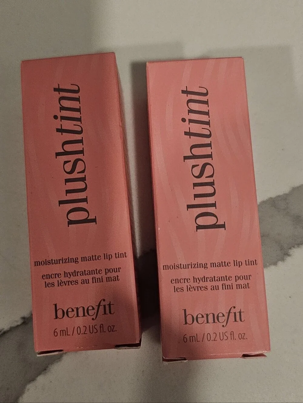 TWO full-size Benefit Plushtint lip tints